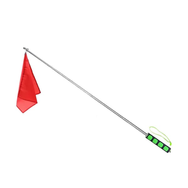 Horse Training Flag Equestrian Training Flag with Retractable Flagpole Replacement Green Handle Green Handle