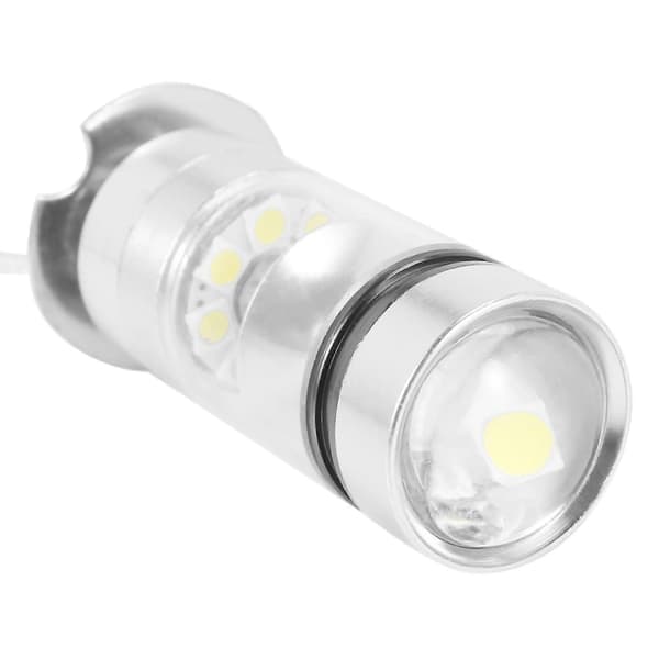 2 stk 6000K Hvite LED H3 100W 2323 Bil Tåkelys DRL