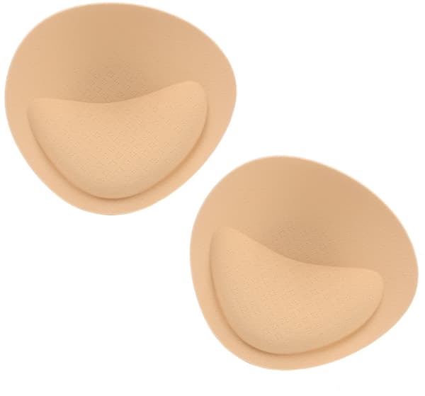 Pustende BH-innlegg - Avtakbare Beige 3 cm