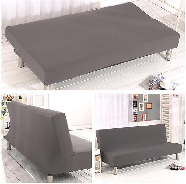 Sofftrekk uten armlener, elastisk sofabekledning for sovesofa