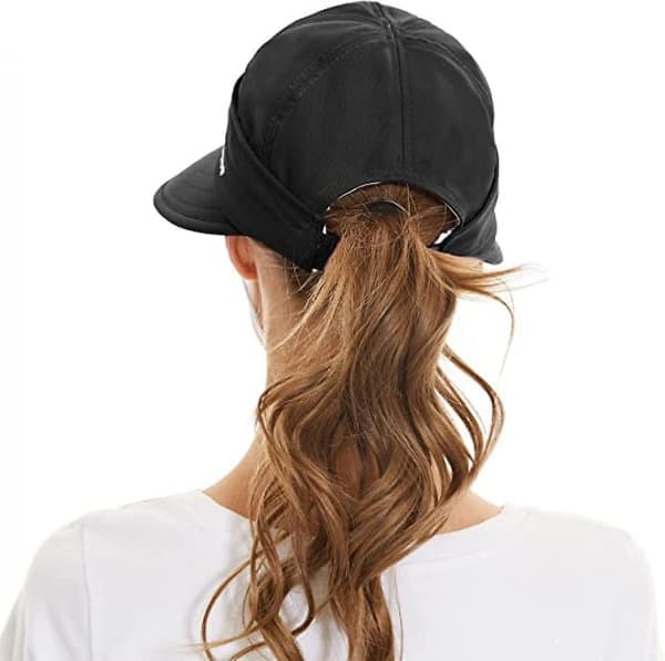 Solhatter for kvinner UV-beskyttelse Bred brem 2 i 1 Avtakbart visir Sommer Strandhatt Dame Sammenleggbar Golfhatt db
