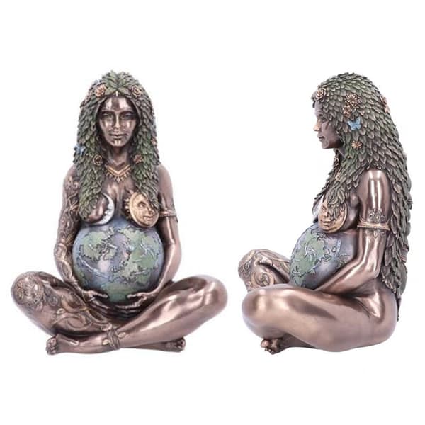 Millennial Gaia Statue Moder Jord Gudinne Kunst Statue Påskegave