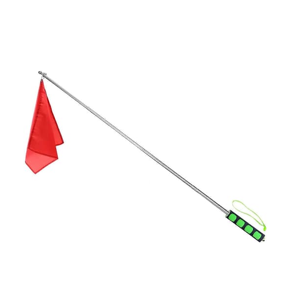 Horse Training Flag Equestrian Training Flag with Retractable Flagpole Replacement Green Handle Green Handle