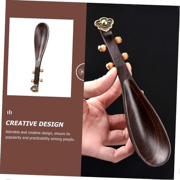 Wooden Teaspoon for Loose Leaf Tea with Smooth Edge Design and Durable Versatile Use