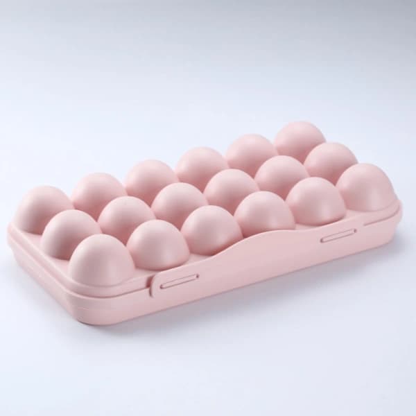 Egg Box Egg Holder GREY 12 COMPARTMENTS 12 ROWS Grey 12 Compartments-12 Compartments