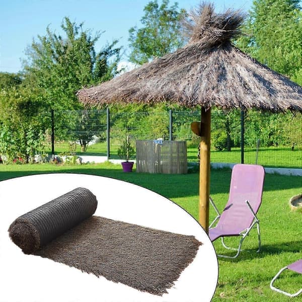 Waterproof Synthetic Thatch Panels for Palapa Huts, Beach Bars - Decorative, Weather-Resistant, Low Maintenance
