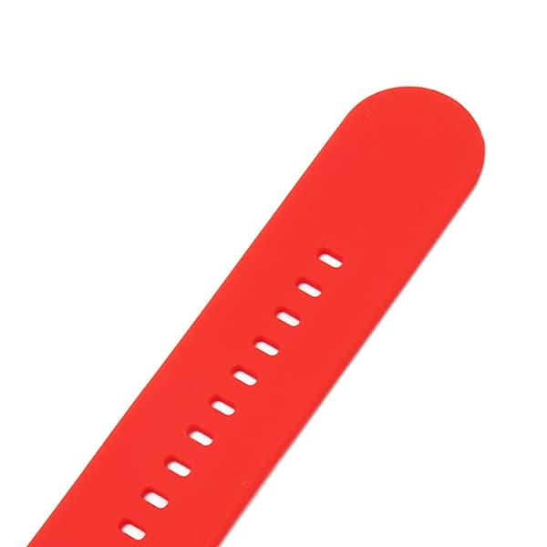 Replacement Band 20mm Waterproof Soft Silicone Quick Release Strap for Garmin Fenix 7S Red-FX-