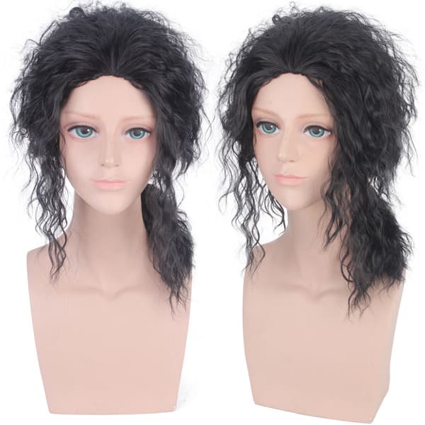 1. Michael Jackson COS paryk mand konge MJ sort mode stilfuld