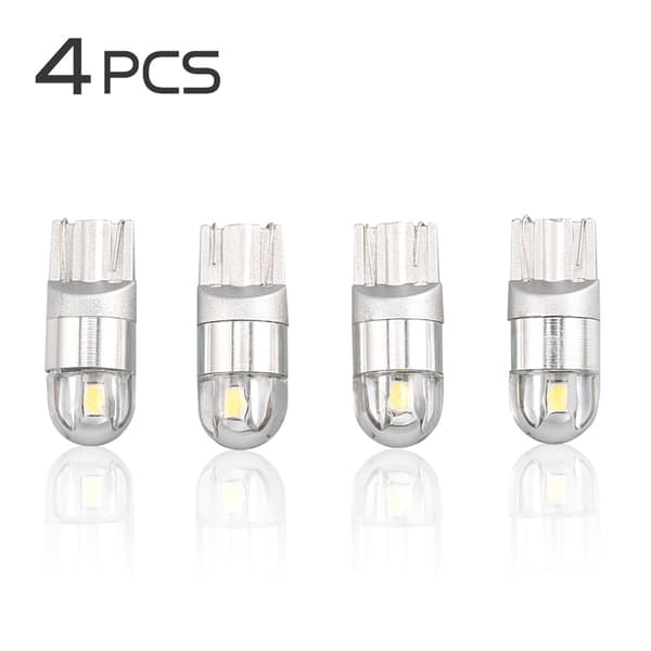 4 stk 12V DC Hvit T10 OSRAM 3030 2SMD W5W 192 168 LED-FX-