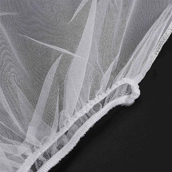 12-pak 5-gallons malingsfilterposer, finmasket nylon med elastisk åbning til malingssprøjter og havebrug, hvid