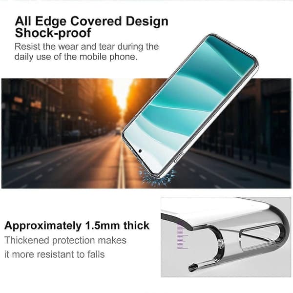 Transparent Mjukt TPU-telefonfodral för OnePlus Nord 5 5G