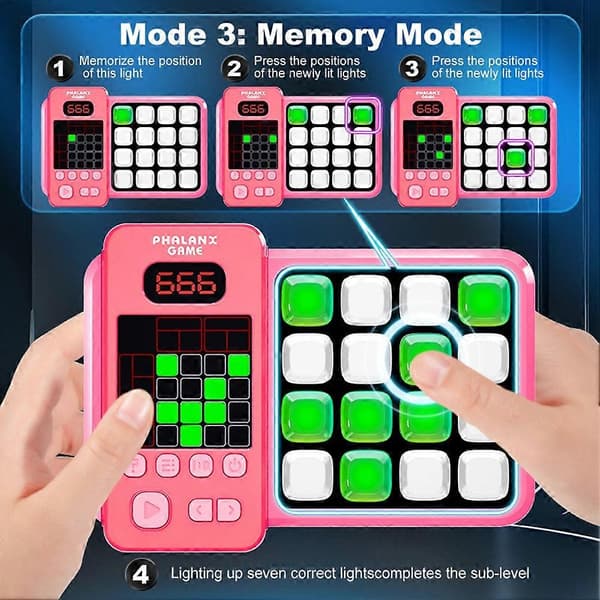 Bærbar Push Puzzle Challenge Spillemaskine til børn, Hastighed og Logisk Tænkning Sensorisk Legetøj