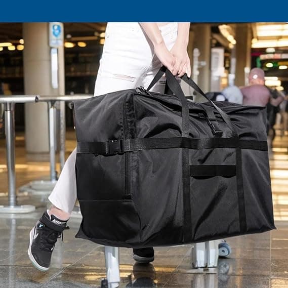 Stor rejsetaske, 120L foldbar weekendtaske til mænd og kvinder