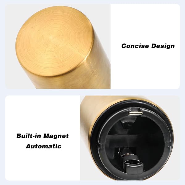 Automatisk flaskeåbner, magnetisk gylden ABS