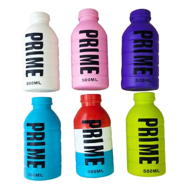 Prime Bottle Myk Squishy Leke - Klembar Stressavlastende Leke for Barn & Voksne Blå Blue