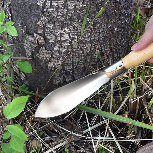 2X Spade, Rustfritt Stål Hagespade, Blomsterplanteverktøy, Hageverktøy