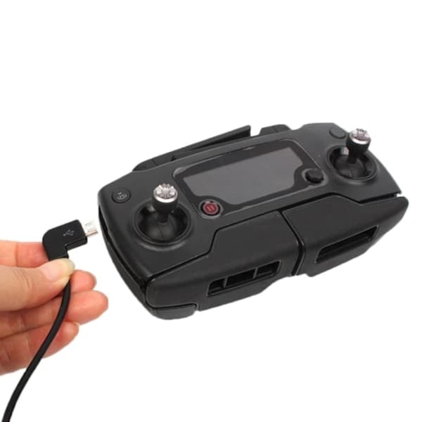 Lightning - Micro-USB-kaapeli DJI Mavicille - 30cm Musta Musta Svart