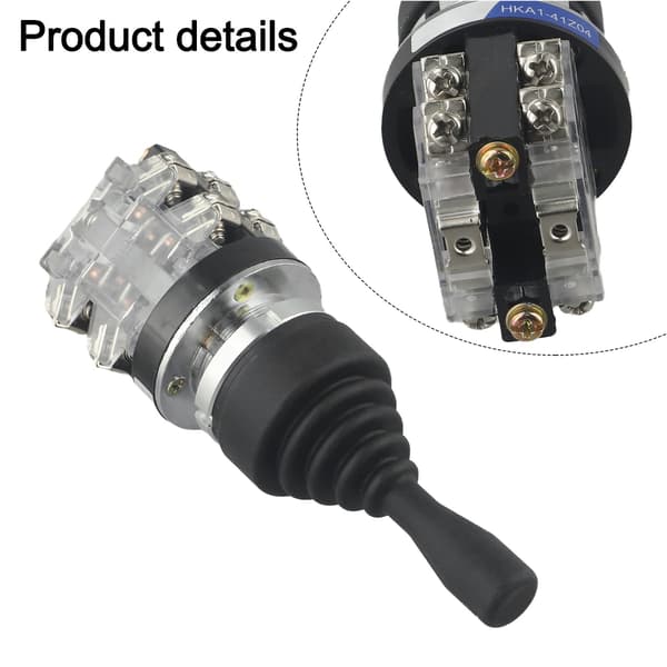 4-vejs joystick-switch-controller kompatibel med HKA1-41Z04, momentan, 30 mm montering, sort