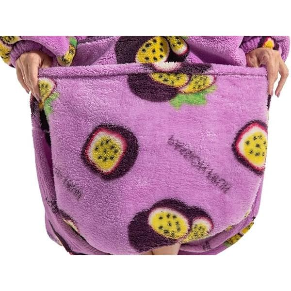 Ekstra lang oversized hettegenser-pledd, komfortabelt fleece-pledd til voksne kvinner, fluffy gigantisk hettegenser for tenåringer