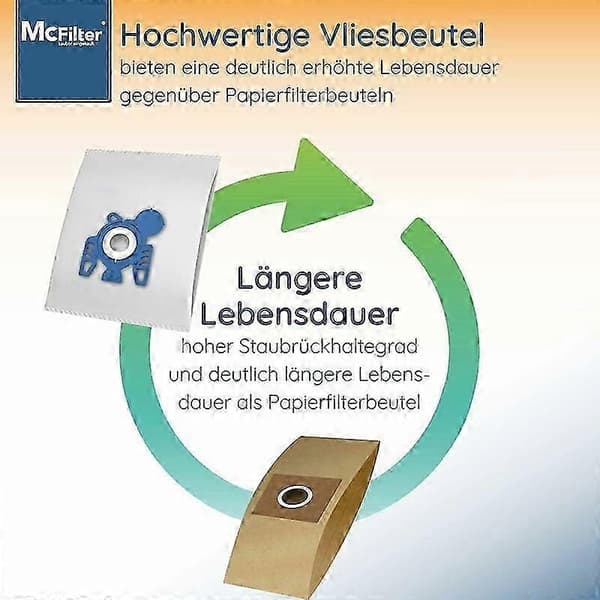 Støvsugerpose for Miele GN, Miele Støvsugerpose, Hyclean 3D Efficiency Miele (10 poser) 56Vingt MX