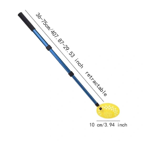 Isskovl til isfiskeri, tilbehør til udendørs fiskeri, rød Blå diameter 10cm[co]