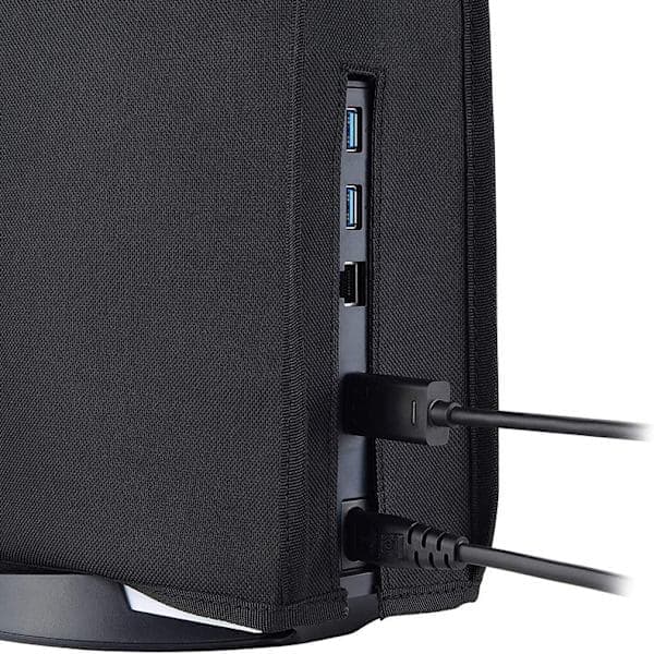 PS5-konsolin pölysuoja, erityisesti PlayStation 5 -konsolin levy- ja digitaaliversioille suunniteltu pölysuoja