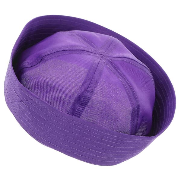 Sailor Hat for Cosplay Costume Party Purple Navy Captain Hat