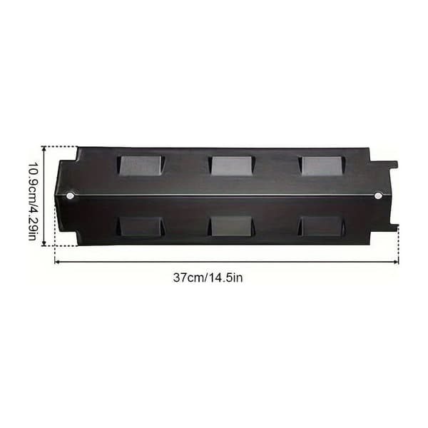 2-delt varmeplate i rustfritt stål for gassgrill, Flavorizer Bar Brennerdekselgitter