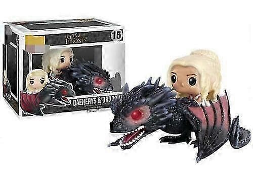 2025 Daenerys med drage figur 18cm samlerfigur sæt til Game of Thrones-fans