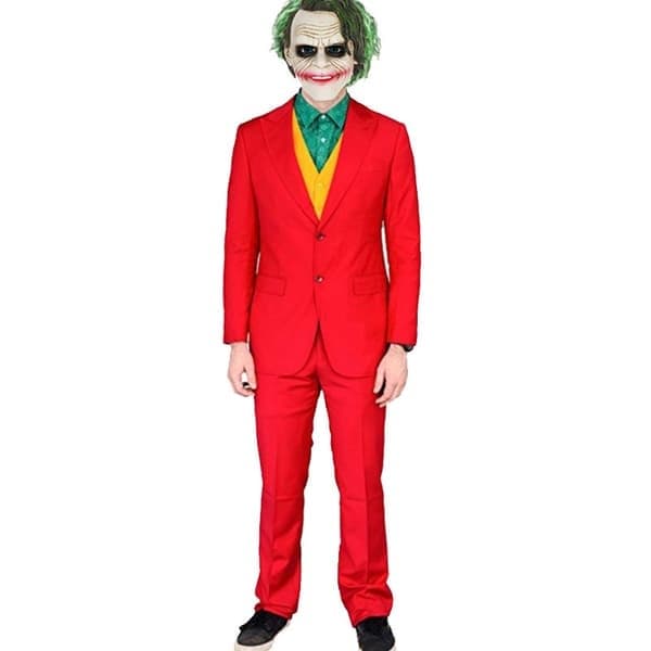 Joker Halloween Cosplay Kostym, Arthur Fleck Joaquin Phoenix Kostym, Storlek 2XL 2XL