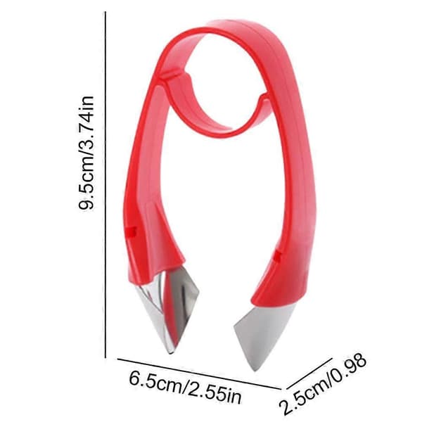 Stainless Steel Strawberry Huller - Tomato Corer & Stem Remover Kitchen Tool