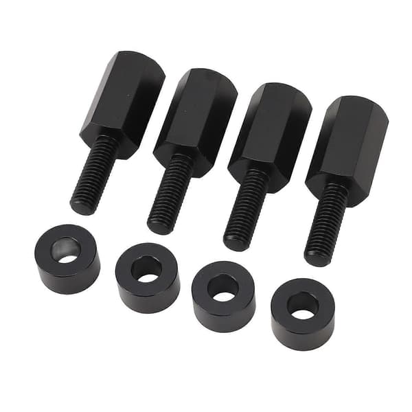UTV Seat Riser Adjustable Black Lift Up Seat Raising Brackets Kit with 4 Extra Spacers Fits For X3 Models