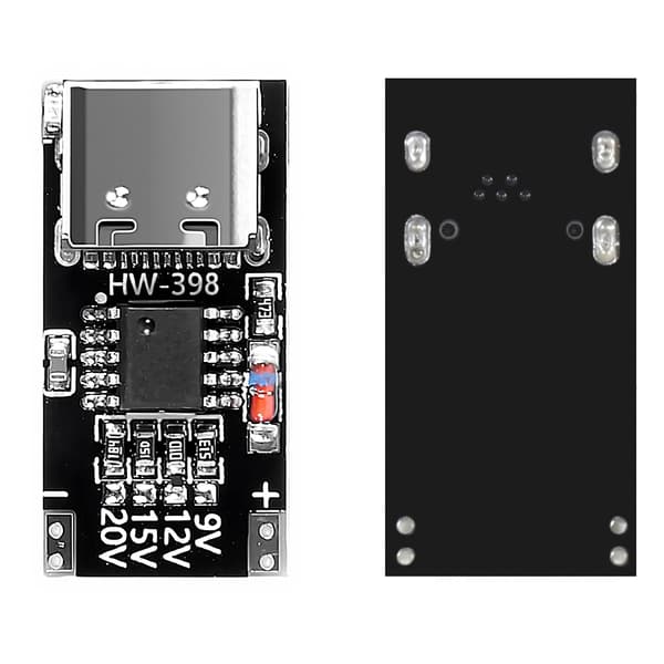 10 st USB-C PD Trigger Board-modul PD/QC Decoy Board Snabbladdning USB Typ-C till 12V Höghastighetsladdare Power Delivery Boost-modul