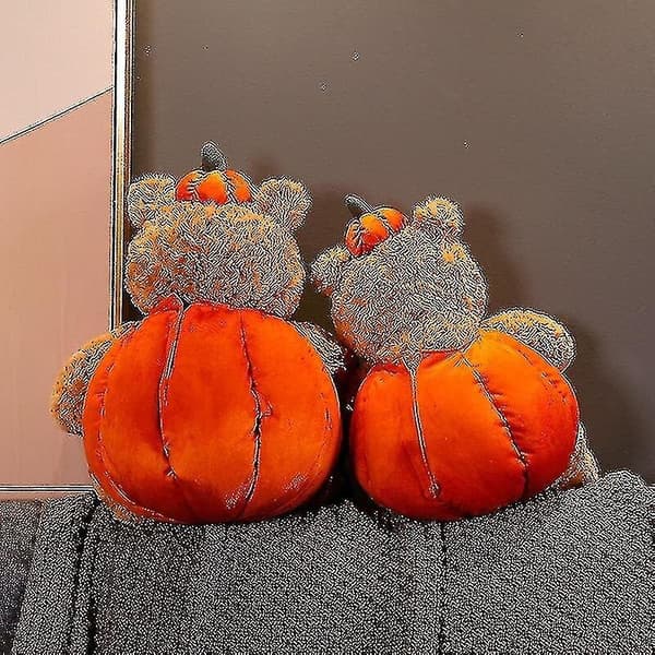 Creative Cute Halloween Pumpkin Bear Plush Toy Doll Children's Doll