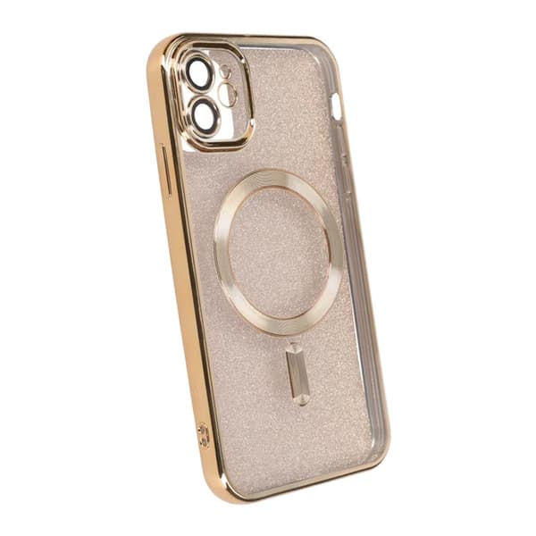 Luksuriøst mobildeksel med Magsafe iPhone 11 - Gull Guld gold