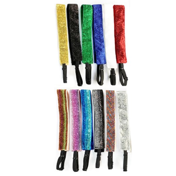 Hårbånd til piger justerbare skridsikre elastiske hårbånd elastisk tilbehør Rød Red