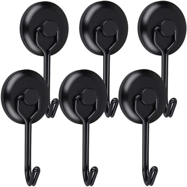 Strong Magnetic Hook 14 kg 20D Refrigerator Magnet Hook Black-FY-