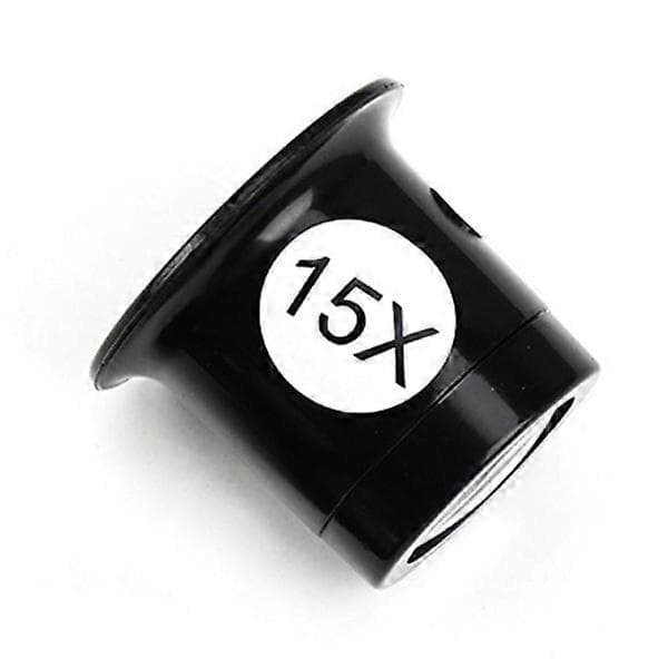 Monokulært forstørrelsesglas 15X Lup Reparation Sort