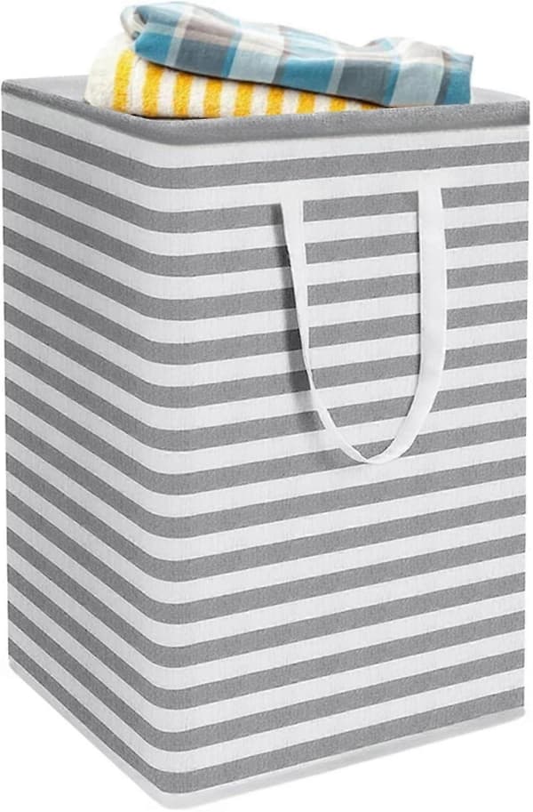 1 pc Laundry Baskets 75L, foldable laundry basket with easy-to-carry extended handles