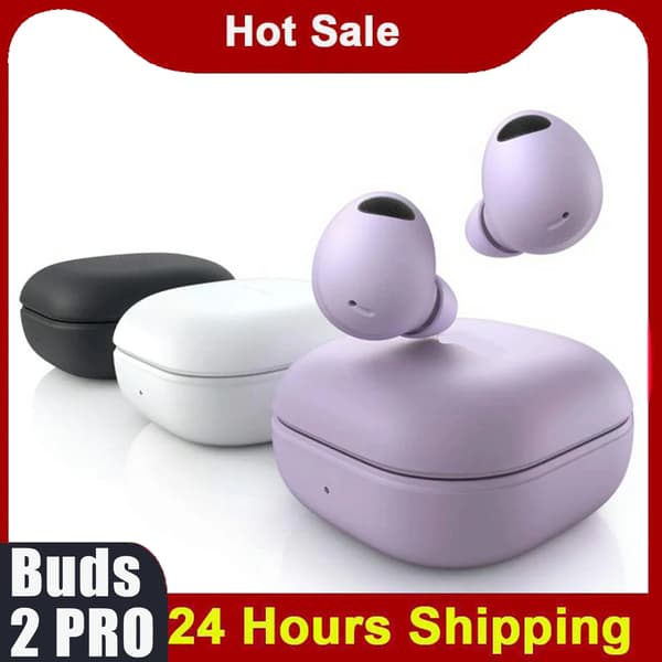 2023 Buds 2 Pro trådlösa öronsnäckor Bluetooth-hörlurar för iOS Samsung Buds Live Buds 2 Pro Vit White