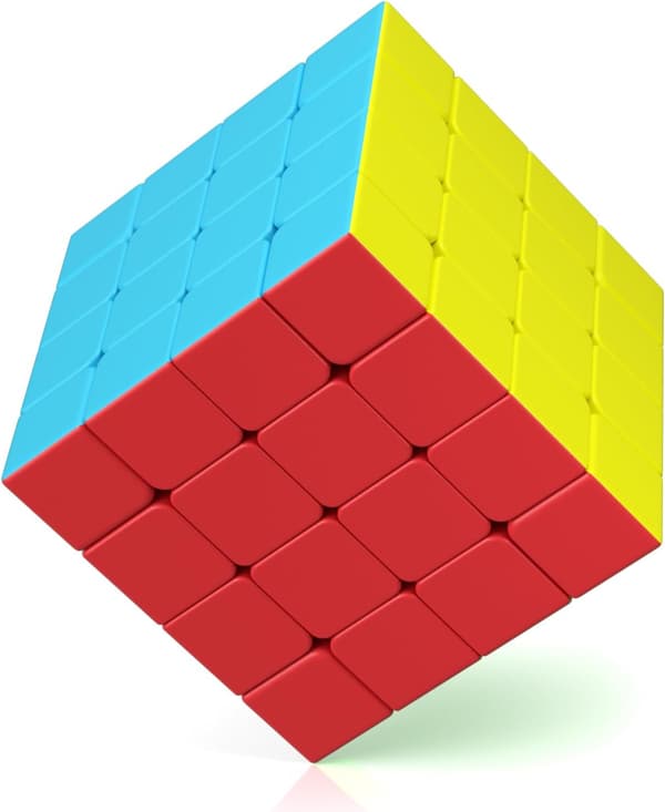 4X4 Speed Cube, Stickerless Magic Cube Lätt att Vrida och Smidig Speedcube - Snurrar Snabbare än Originalet (4x4x4)