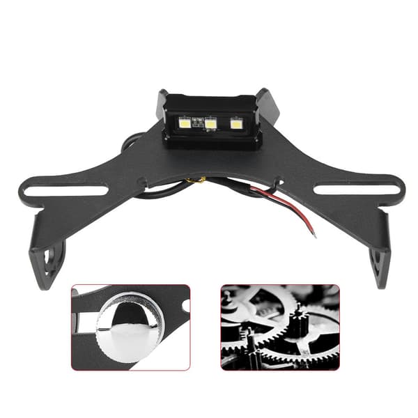 Motorcykel nummerpladeholder, Fender Eliminator med LED-lys til YAMAHA R1 2015-2018