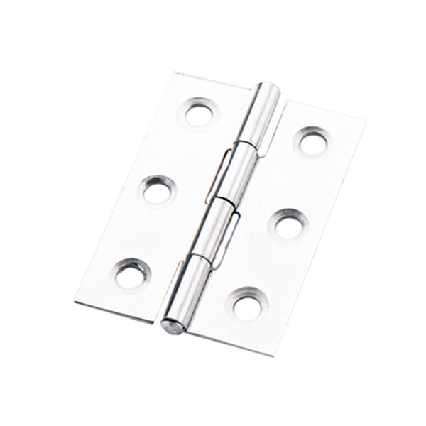 10 stk rustfrie hengsler for møbler, dører, 66x37x1,2 mm