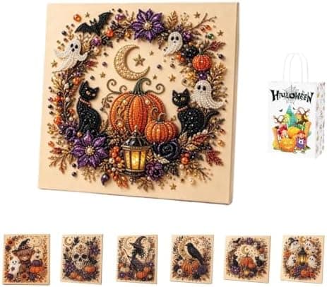 Halloween Spøgelse Perlekunst DIY Sæt, Spooky Sød 3D Halloween Perlekunst (#A) #A #A