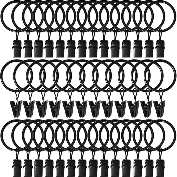 Gardinringe Clips - 20-pak 3x2,5 cm