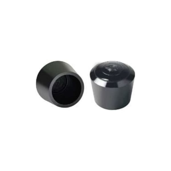 16-pak stolebensbeskyttere, gummistolebensbeskyttere, indvendig diameter - 25 mm, sort
