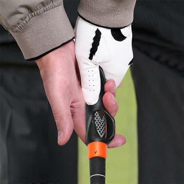 Golf Grip Training Aid Golf Swing Golf Putter Grip Golf Kit Right Handed Golfer Grip Corrector (Blue)