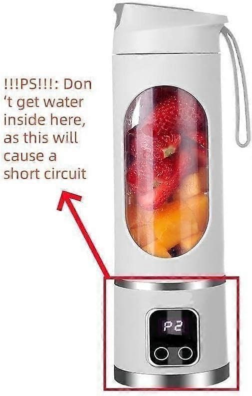 Portable Blender with 12-Blade Precision Cutting, USB-C Fast Charging, Leak-Proof, Purple