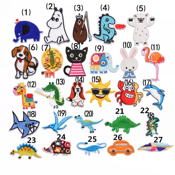 27 kangasmerkin pakkaus