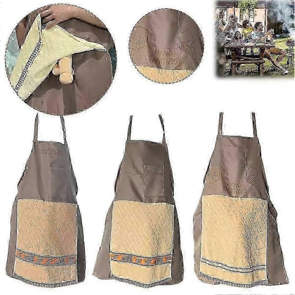 Chef's Prank Apron - Ultimate funny gag gift for men with hidden surprise pocket for kitchen mischief and practical jokes 2026